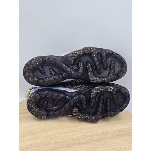 Nike Air VaporMax 2020 Flyknit Black Barely Volt Women Running Shoes  Sz 7 - Picture 7 of 8